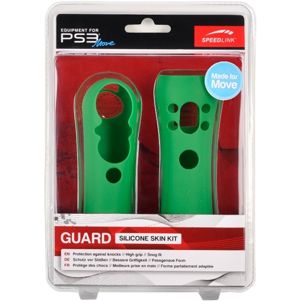 Speedlink SL-4319-SGN PS3 Move Guard Silicone Skin Kit zöld védőtok szett