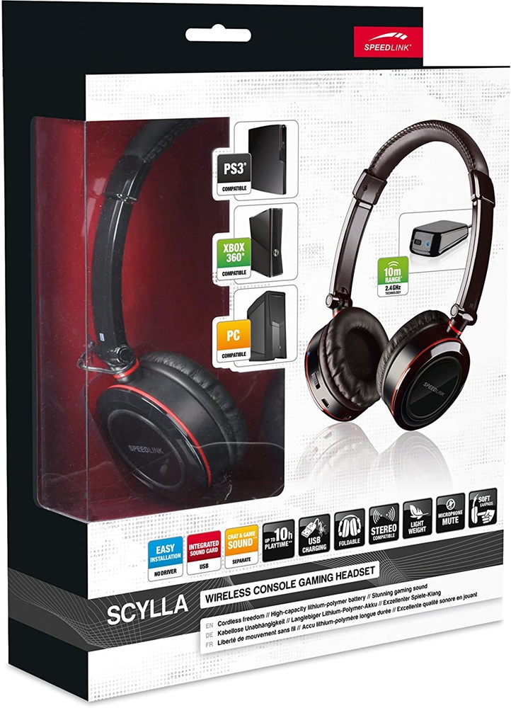 Speedlink SL-4478-BK Scylla Wireless headset