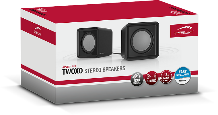 Speedlink TWOXO Stereo Spekers (SL-810004-BK)