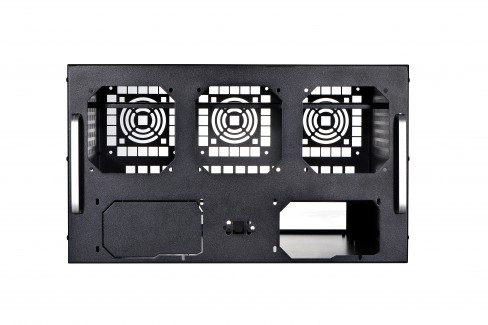 Spire SP-O1802-6U8V6F fekete ATX mining ház