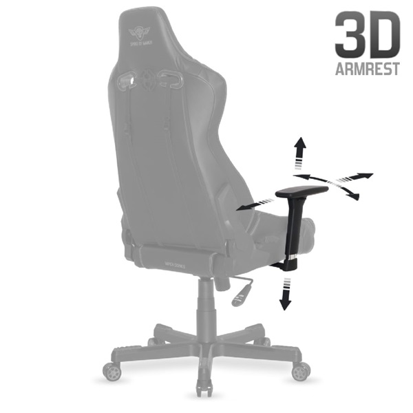 Spirit of Gamer CRUSADER fekete gamer szék