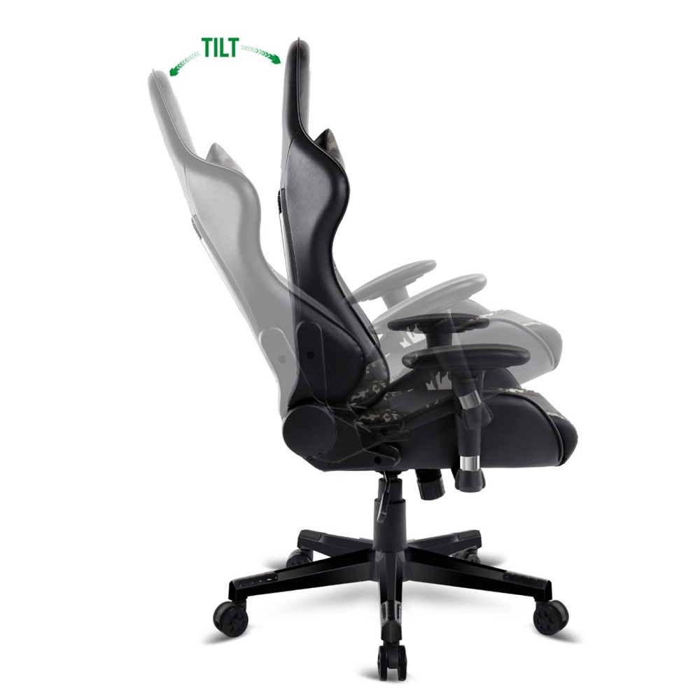 Spirit of Gamer DEMON Army Edition fekete gamer szék