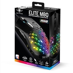 Spirit of Gamer ELITE-M80 4200DPI fekete gamer egér