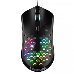 Spirit of Gamer ELITE-M80 4200DPI fekete gamer egér