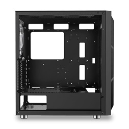 Spirit of Gamer GHOST 5 RGB fekete ablakos táp nélküli ATX ház