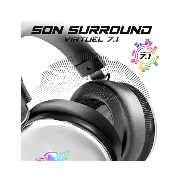 Spirit of Gamer H700 MultiPlatform fehér 7.1 gamer headset