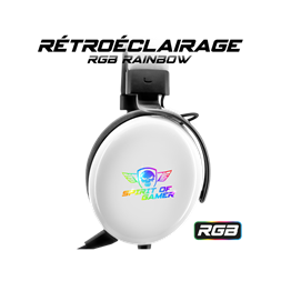 Spirit of Gamer H700 MultiPlatform fehér 7.1 gamer headset