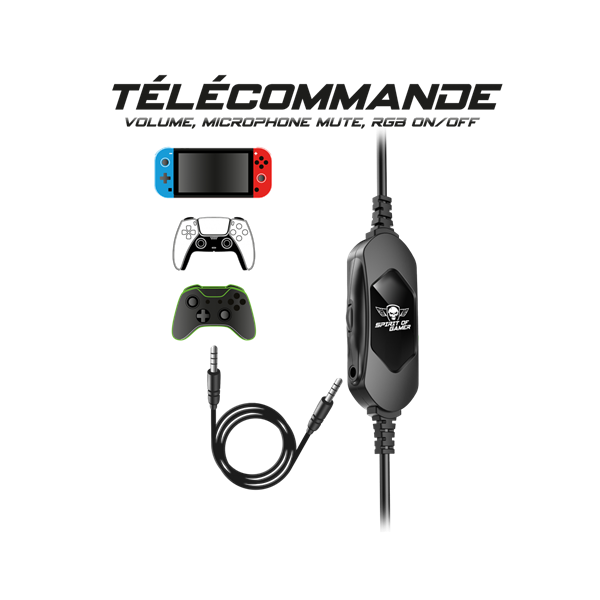 Spirit of Gamer H700 MultiPlatform fehér 7.1 gamer headset