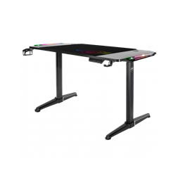 Spirit of Gamer Headquarter 800 RGB LED fekete gamer asztal