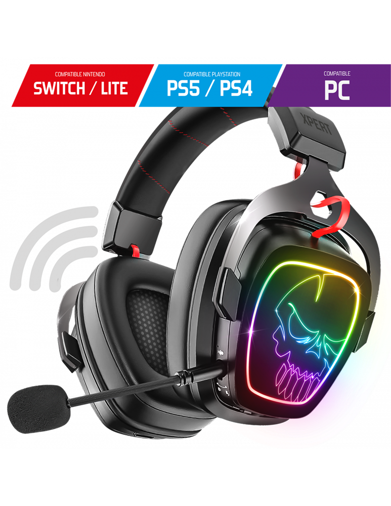 Spirit of Gamer MIC-XH1500 7.1 vezeték nélküli fekete gamer headset