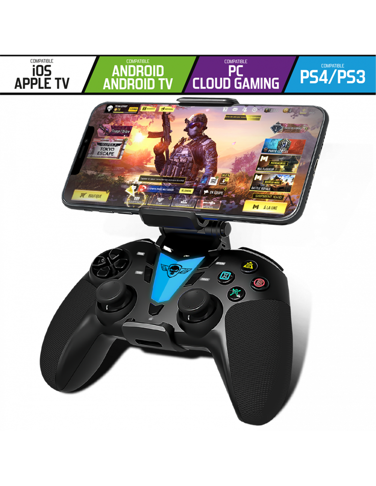 Spirit of Gamer SOG-BTGX11 PREDATOR PS3/PS4/PC vezeték nélküli fekete kontroller