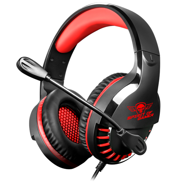 Spirit of Gamer PRO-H3 Red MultiPlatform piros-fekete gamer headset
