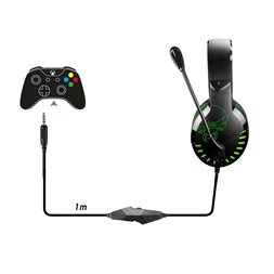 Spirit of Gamer PRO-H3 Xbox One/Series X/S zöld gamer headset