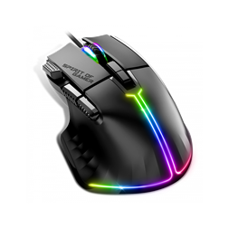 Spirit of Gamer PRO-M5 RGB fekete vezetékes gamer egér