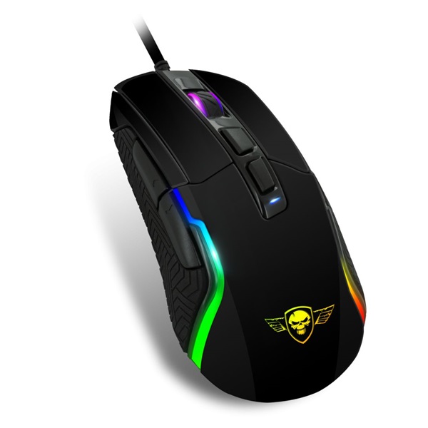 Spirit of Gamer PRO-M7 RGB 4800DPI fekete gamer egér