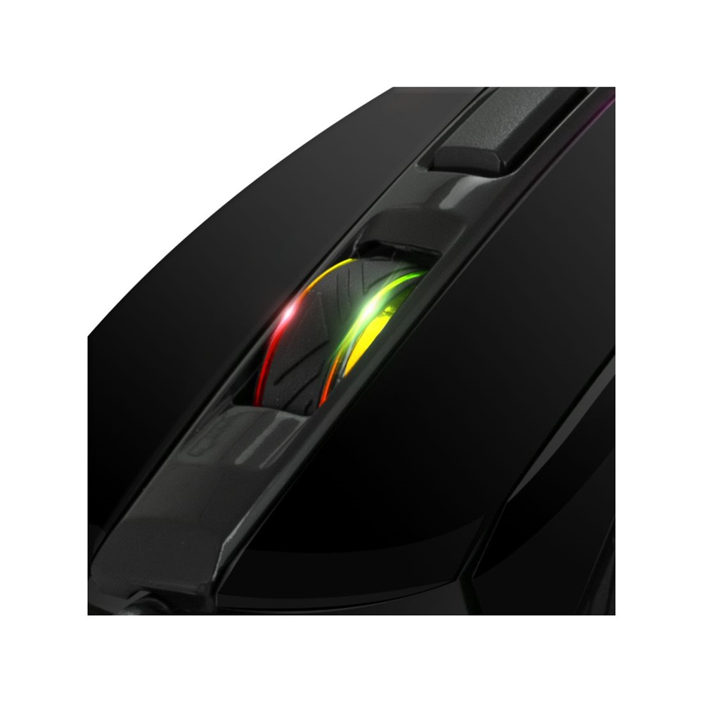 Spirit of Gamer PRO-M7 RGB 4800DPI fekete gamer egér