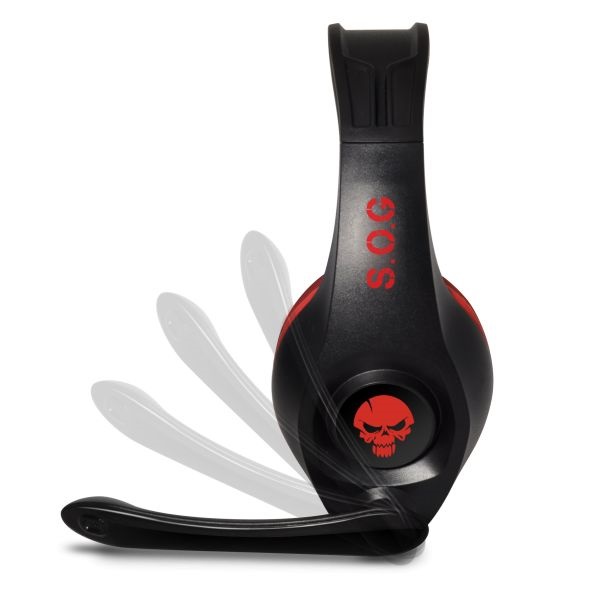 Spirit of Gamer PRO-NH5 Red Nintendo Switch fekte-piros gamer headset