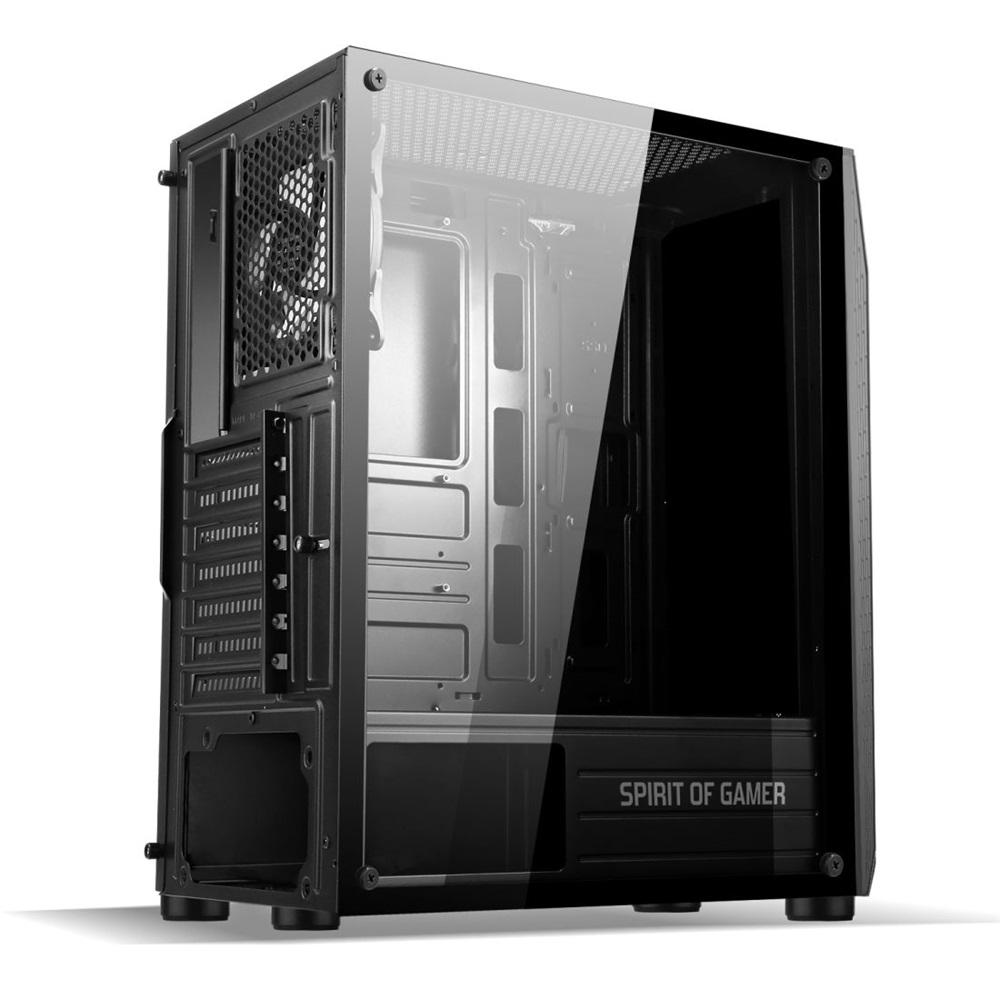 Spirit of Gamer Rogue VI RGB fekete ablakos táp nélküli ATX ház