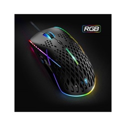 Spirit of Gamer S-XM100 RGB 12400DPI fekete gamer egér