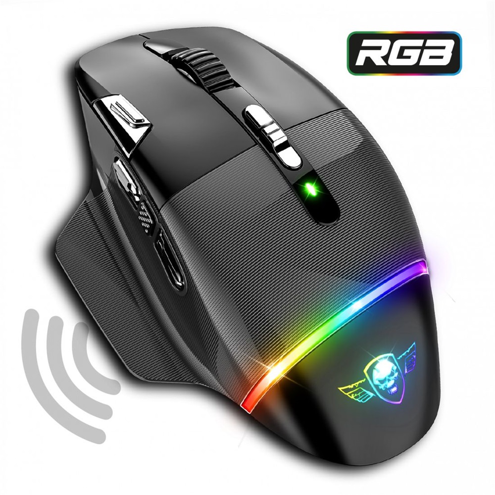 Spirit of Gamer XPERT-M800 10 000DPI vezeték nélküli fekete gamer egér