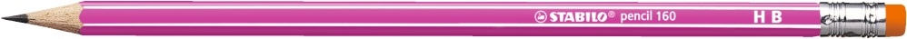 Stabilo 160 HB radíros pink grafitceruza