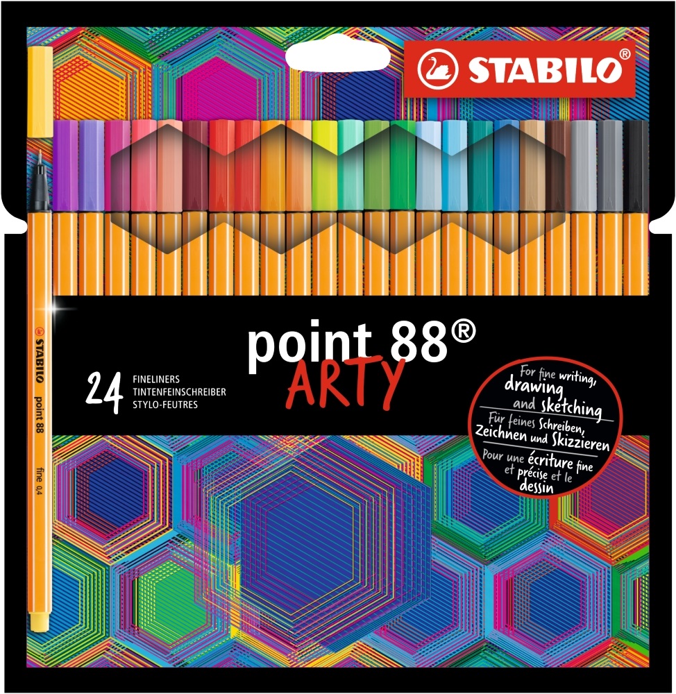 Stabilo ARTY Point 88 24db-os vegyes színű tűfilc készlet