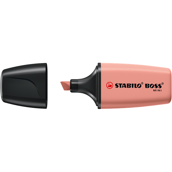 Stabilo BOSS MINI NatureVibes vörösbarna szövegkiemelő