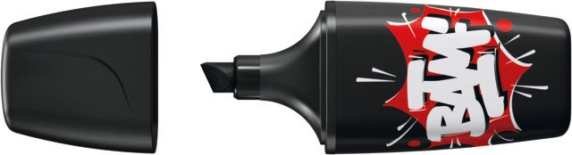 Stabilo BOSS MINI by Snooze One fekete szövegkiemelő