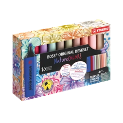 Stabilo BOSS ORIGINAL NatureCOLORS Wildflowers Edition 10 db-os szövegkiemelő készlet