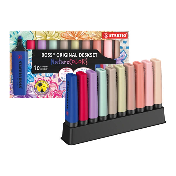 Stabilo BOSS ORIGINAL NatureCOLORS Wildflowers Edition 10 db-os szövegkiemelő készlet