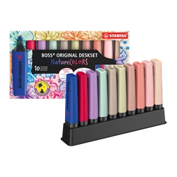Stabilo BOSS ORIGINAL NatureCOLORS Wildflowers Edition 10 db-os szövegkiemelő készlet