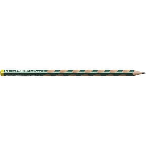 Stabilo EASYgraph S Metallic Edition HB balkezes metál zöld grafitceruza