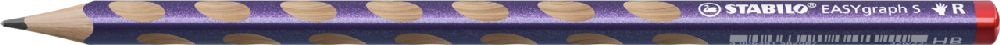 Stabilo EASYgraph S Metallic Edition HB jobbkezes metál lila grafitceruza