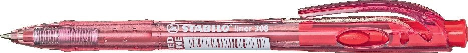 Stabilo Liner 308 10 db/csomag piros golyóstoll