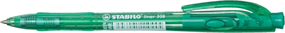 Stabilo Liner 308 zöld golyóstoll