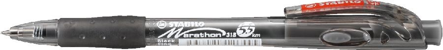 Stabilo Marathon 318 10db/csomag fekete golyóstoll