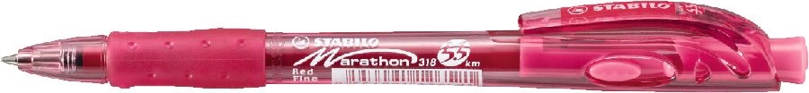 Stabilo Marathon 318 10db/csomag piros golyóstoll