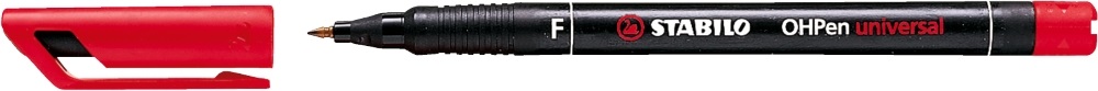 Stabilo OHPen 842 F piros permanent marker