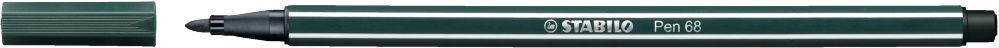 Stabilo Pen 68/63 sötétzöld rostirón