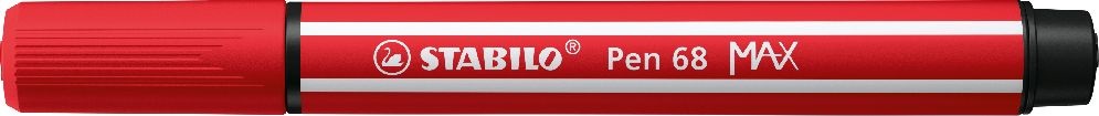 Stabilo Pen 68 MAX vágott hegyű piros prémium rostirón