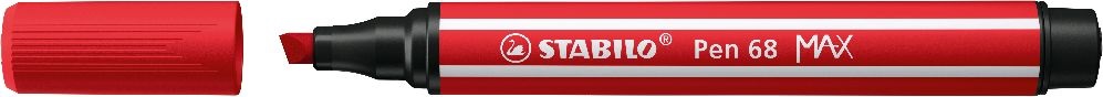 Stabilo Pen 68 MAX vágott hegyű piros prémium rostirón