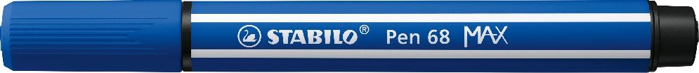 Stabilo Pen 68 MAX vágott hegyű ultramarin kék prémium rostirón