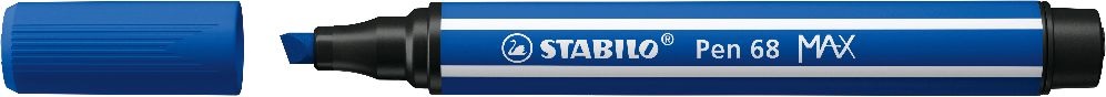 Stabilo Pen 68 MAX vágott hegyű ultramarin kék prémium rostirón