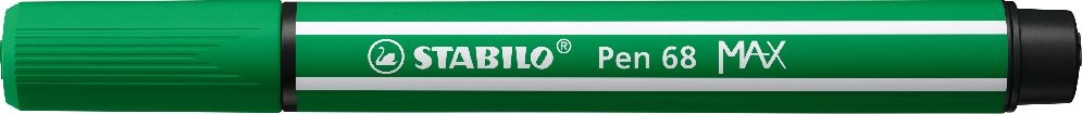Stabilo Pen 68 MAX vágott hegyű zöld prémium rostirón