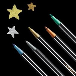 Stabilo Pen 68 Metallic fémdobozos 6 db-os rostirón készlet