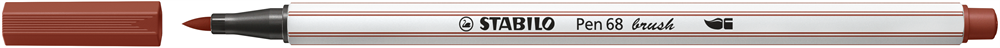 Stabilo Pen 68 brush vöröses barna ecsetfilc