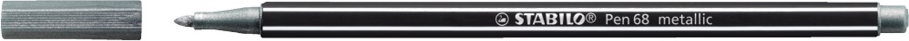 Stabilo Pen 68 metallic ezüst filctoll