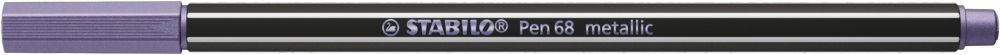 Stabilo Pen 68 metallic metál lila filctoll
