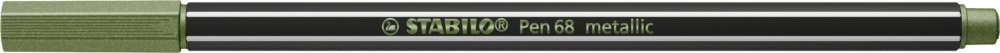 Stabilo Pen 68 metallic metál világoszöld filctoll