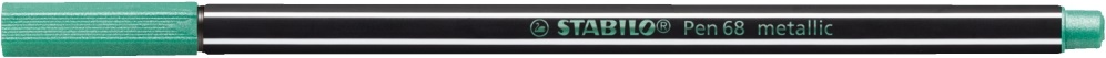 Stabilo Pen 68 metallic metálzöld filctoll